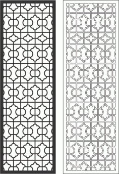 Decorative Grille Free Vector CDR File