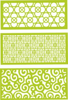 Decorative Jali Patterns Free CDR Vectors File