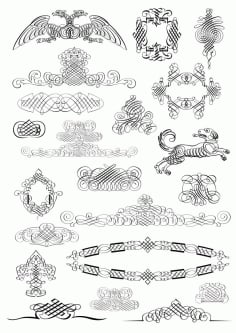 Decorative Mural Element Laser Cutting CDR File