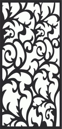 Decorative Ornamental Grill Panel CDR File