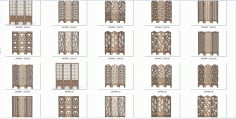 Decorative Panel Screens Free CDR Vectors File