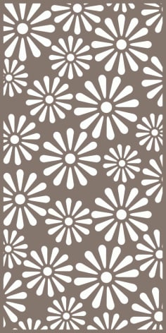 Decorative Privacy Screen Pattern Vector Free CDR Vectors File