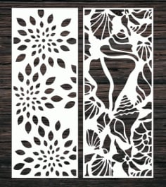 Decorative Screen Grill Panel DXF File