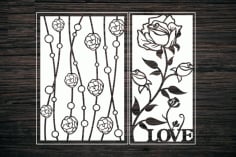 Decorative Screen Metal Panel CDR File