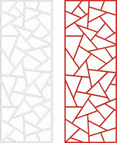 Decorative Seamless Panel Design 13 Laser Cut Free CDR File