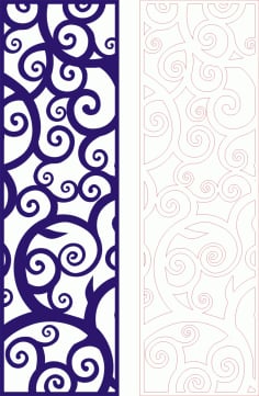 Decorative Seamless Panel Design 18 Laser Cut Free CDR File