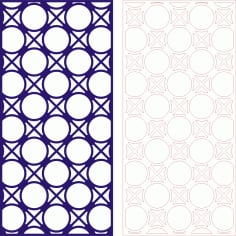 Decorative Seamless Panel Design 27 Laser Cut Free CDR File