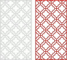 Decorative Seamless Panel Design 33 Laser Cut Free CDR File