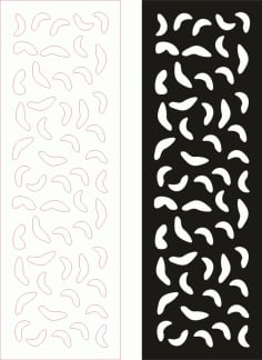 Decorative Seamless Panel Design 46 Laser Cut Free CDR File