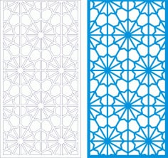 Decorative Seamless Panel Design 52 Laser Cut Free CDR File