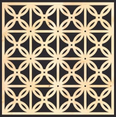 Decorative Wood Grilles Panels Pattern Free CDR Vectors File