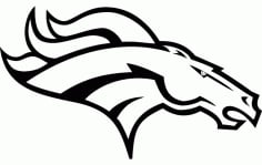 Denver Broncos Logo 1 Free Download Vectors CDR File