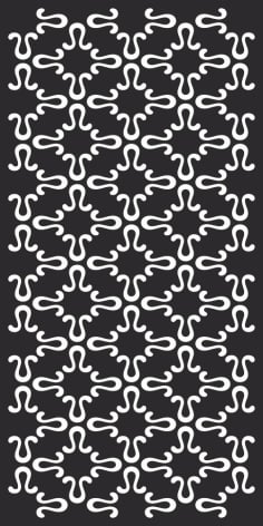 Design Seamless Monochrome Pattern Free Vector CDR File