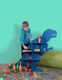 Dinosaur T Rex Shelf Furniture CNC Plans Laser Cut DXF File