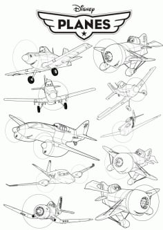 Disney Planes Vector Art CDR File