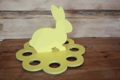 Easter Egg Stand Easter Bunny Laser Cut CDR File