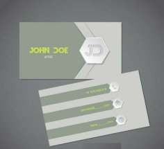 Elegant Business Card Template Free Vector