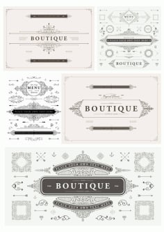 Elegant Elements Free Vector Art Free CDR Vectors File