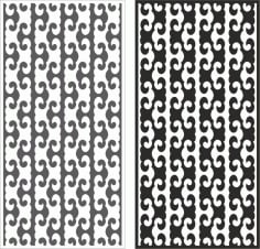 Engraving Vector Pattern Free CDR Vectors File