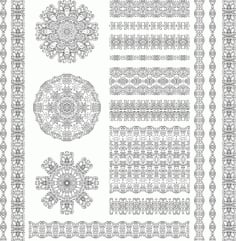 Ethnic Pattern Set Free CDR Vectors File