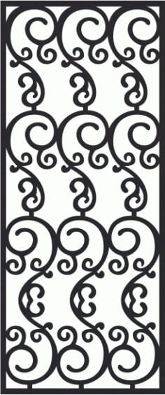 European Style 024 Grill Design CDR Vectors File