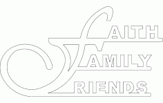 Faith Family Friends Free Download Vectors CDR File