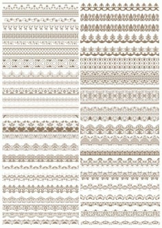 Fancy Lace Border Vectors Free CDR Vectors File