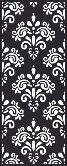 Floral Design Grill Pattern CDR Vectors File