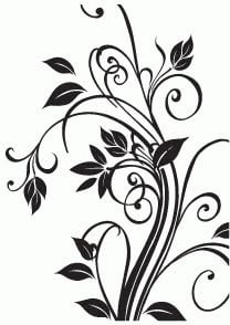 Floral Wedding Screen Flower Panel Design CDR File