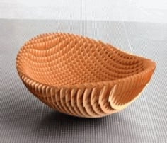 Flower Basket for Laser Cut CNC DXF File