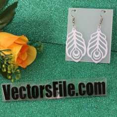 Free Laser Cut Earring Jewelry Vector File CNC Laser Cut Earrings Acrylic