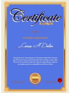 Free Vector Template Certificates Design Graphics