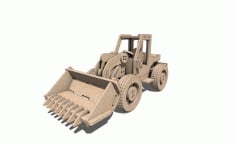 Front End Loader R 6 Mm Laser Cut DXF File