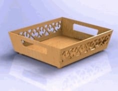 Fruit Basket for Laser Cut CNC DXF File