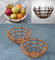 Fruit Bowl Template Laser Cut CDR File