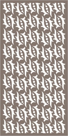 Garden Screen Pattern Vector Laser Cut CDR File