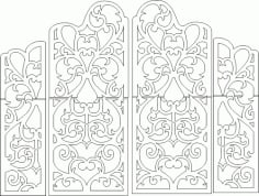 Gate Design Grill Free CDR Vectors File