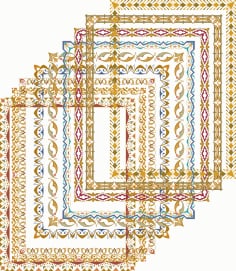 Gold Frame Shiny Vectors Free CDR Vectors File