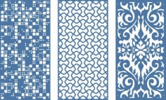 Grille Screen Pattern Design CDR File