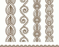 Hina Folk Seamless Plasma Grill Pattern Free CDR File