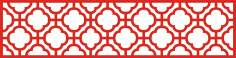 Horizontal Abstarct Seamless Panel Design Jali Pattern Laser Cut CDR File