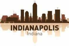 Indianpolis Sky Line CDR Vectors File