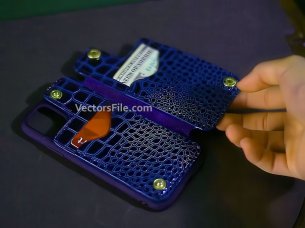 iPhone Leather Wallet Case for Card and Money Holder Template