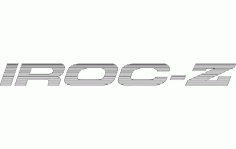 iroc-z (b) Free Vector DXF File