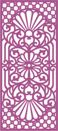 Jali design Laser Cut CDR File