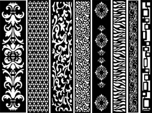 Jali Design Pattern Grill Panel Outdoor Fence Laser Cut Files