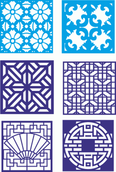 Jali Pattern Laser Cut Design CDR Vectors File