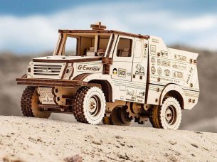 Laser Cut 3D Wooden MAZ 6440RR Mechanical Truck Model Kit Vector File