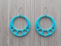 Laser Cut Acrylic Earrings Template Free DXF File