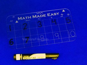 Laser Cut Acrylic Number Tracing Board Math Made Easy